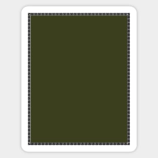 Green Square Sticker